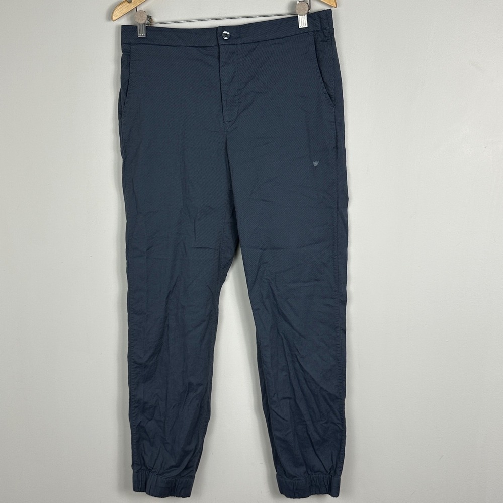 Mack Weldon Lounge Pants Navy Blue Mens Size Large Sunday Dress Joggers‎ Flannel